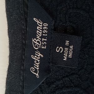 Lucky Brand Long Sleeve V Neck Top